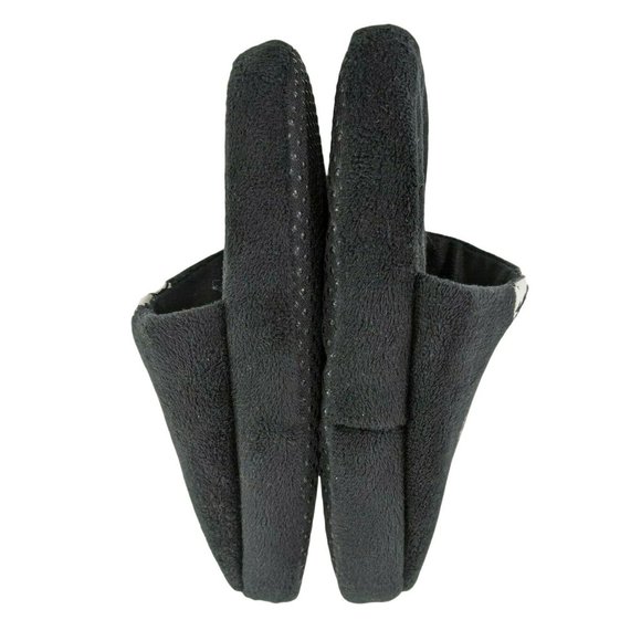 Brothers Youth Unisex Halloween Skeleton Slippers Black Size 1/2 - Picture 6 of 8